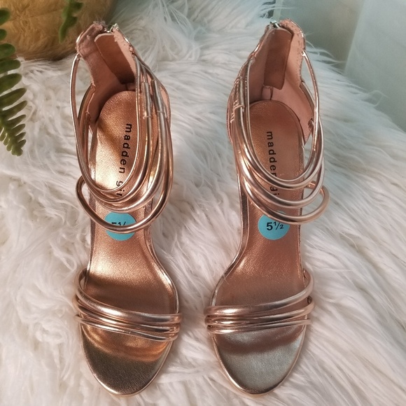 Madden Girl Rose Gold Heels - Picture 5 of 7